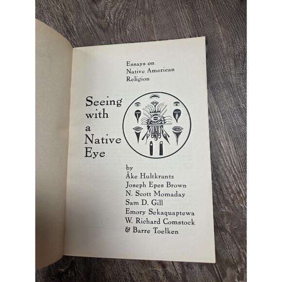 Native American Seeing with a Native Eye Essays on Religion Book - Picture 3 of 4
